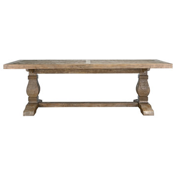 Amelie Dining Table, French Country, Rectangle, Desert Gray, 94"