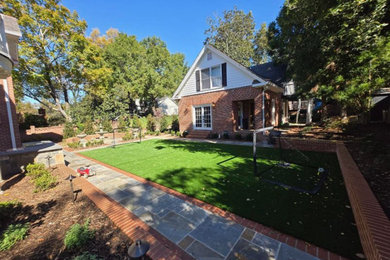 Patio - rustic patio idea in Charlotte