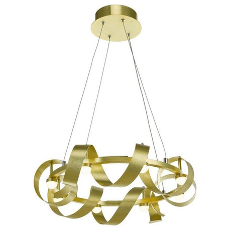 ArtCraft AC7210BA Rolling Hills - 21.75" 24W 8 LED Chandelier