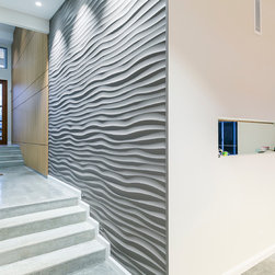 Dunes 3D wall panels Gold Coast waterfront house - Products