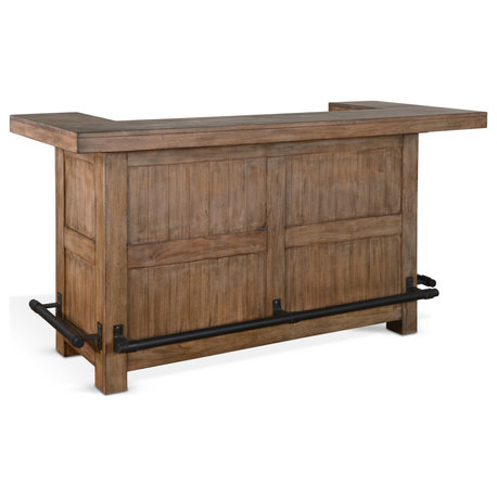Rustic Farmhouse Doe Valley Bar Server Bar Island