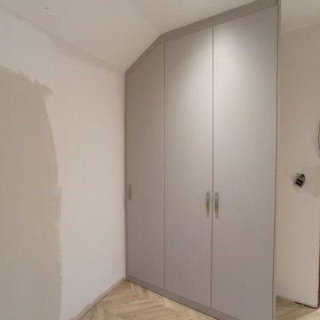 Angle Hinged Wardrobe in Northolt by Kudos Interior Designs