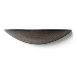 Gridy Fungi - Shelf Dark Ash Small - Display And Wall Shelves 
