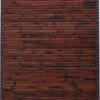 Dark Chocolate Bamboo Rug, 6'x9'
