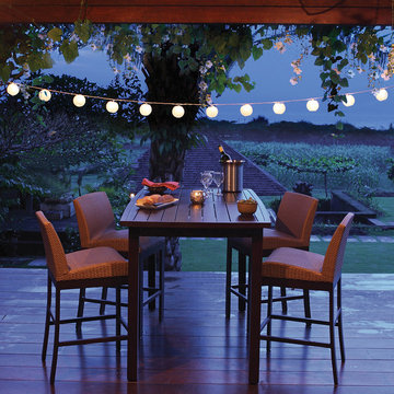 Outdoor Wicker Dining Set (5-Piece)