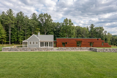 Inspiration for a contemporary exterior home remodel in Bridgeport