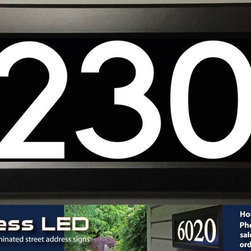 Address LED - illuminated house numbers - House Numbers