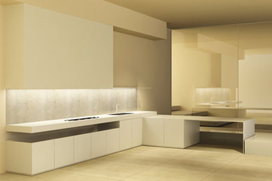 Trendy kitchen photo in New York