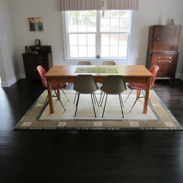East Hampton new construction - Red Oak stained Ebony