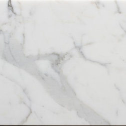 Marble Tile Calcata Classico White 12" x 24" - Wall And Floor Tile