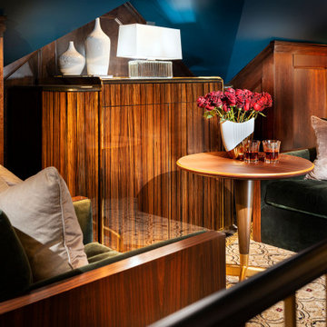 Gold Train Car Attic Master Suite