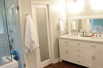 Bathroom - contemporary bathroom idea in Raleigh
