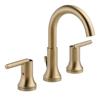 Delta Cassidy Champagne Bronze Finish 2 Handle Wall Mount Tub Filler F 