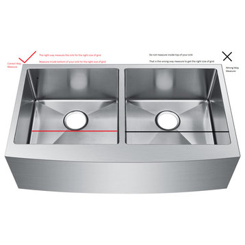 Matte Black 304 Stainless Steel Kitchen Sink Bottom Grid, 26x14