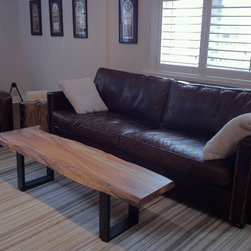 Urban Tree Salvage - Reclaimed Maple Live Edge Coffee Table - Coffee Tables