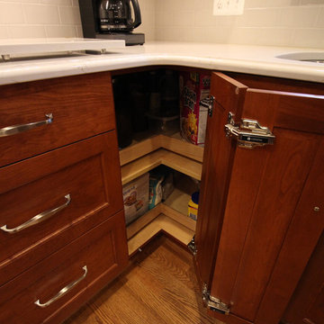 Clever Storage in a Compact Kitchen - Grosse Pointe Woods
