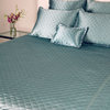 Quilted Coverlet, King, Chocolate