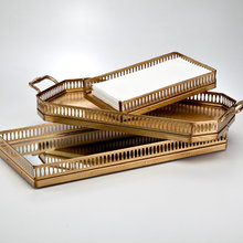 gold tray