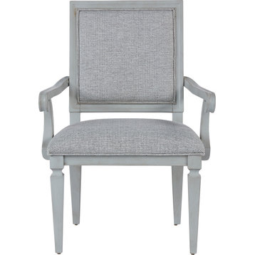 Summer Hill Woven Arm Chair, Set of 2, French Gray