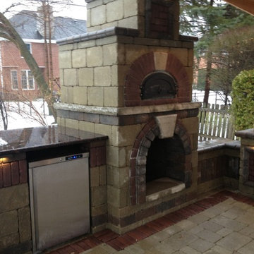 Pizza Oven & Built-In Fridge