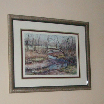 Silver Wall Picture Frame with three mats