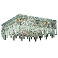 Elegant Lighting V2033F16C/SS Maxime 6-Light Flush Mount