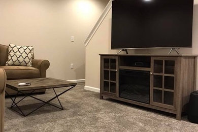 Example of a transitional basement design in Other