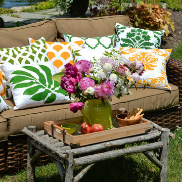 DIY Outdoor Inspiration Using Stencils