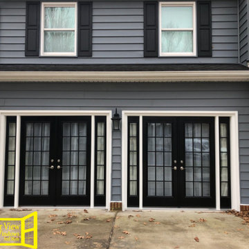 Garage French Door Conversion