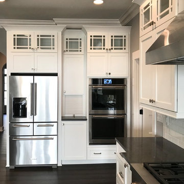 Custom Amish Cabinetry and Waypoint Cabinetry- Extra White and Peppercorn Grey