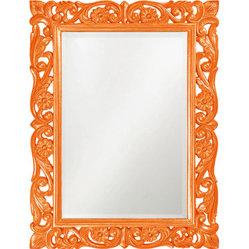 Howard Elliott Chateau Orange Mirror