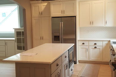 Example of a transitional kitchen design in Minneapolis