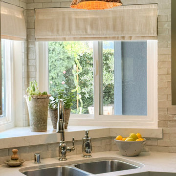 Motorized Roman Shade Cordless by TWOPAGES