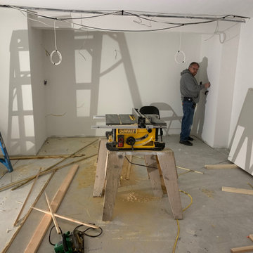 Basement with Speak easy, Theater, Workout room and Lounge area - under constru