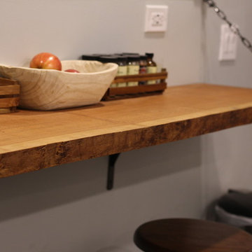 Kitchen Live Edge Breakfast Bar