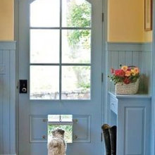Doggy door in Screen Door
