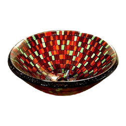Mark Ditzler - Glass Bathroom Sink | Thailand Mosaic - Bathroom Sinks