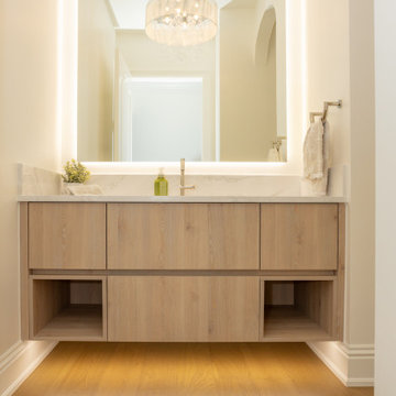 Elegant Contemporary Bathroom with Scandinavian Touch