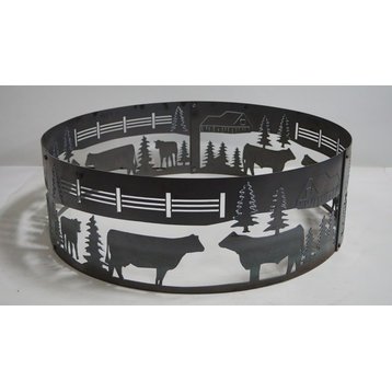 Cows On The Farm Fire Ring, 30", 38