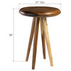 Chamcha Wood Bar Table, Round