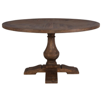 Uttermost Stratford Round Dining Table, Solid Wood, 22926
