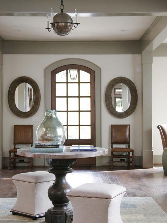 Painted Trim Stained Door Houzz