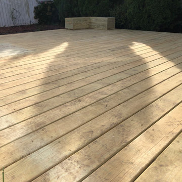 Pressure Treated Wood Deck Renovation
