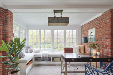 Transitional home office photo in Bridgeport