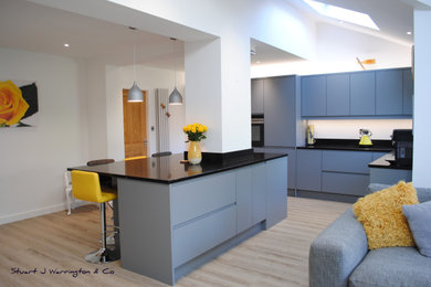 Design ideas for a modern kitchen in Cheshire.