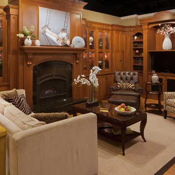 Living Room with Library