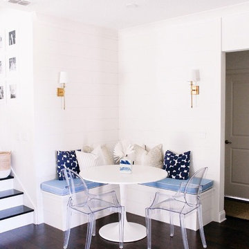 Air blue breakfast nook cushions