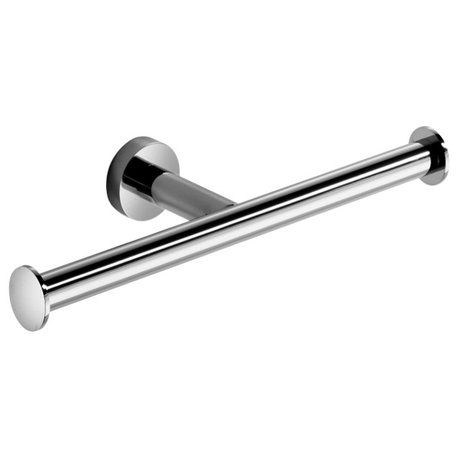 Baketo Double Toilet Paper Holder, Chrome