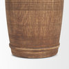 Porta Small Medium Brown Reclaimed Wooden Pot