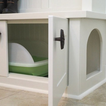 Storage for litter box
